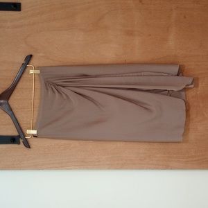 BCBG Maxazria skirt taupe